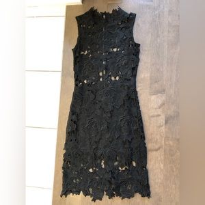 Black Lace Bodycon Dress
